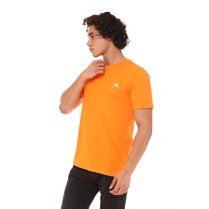 %100 Cotton T-Shirt LEO ORANGE