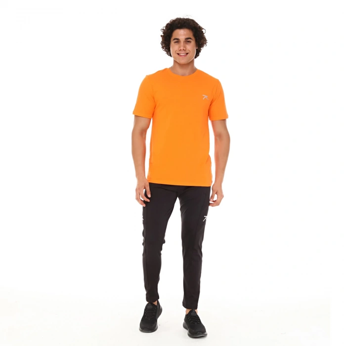 %100 Cotton T-Shirt LEO ORANGE