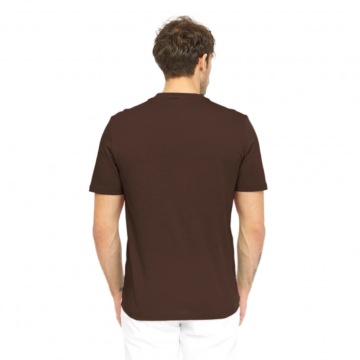 %100 Pamuk T-Shirt PATEO KAHVERENGİ