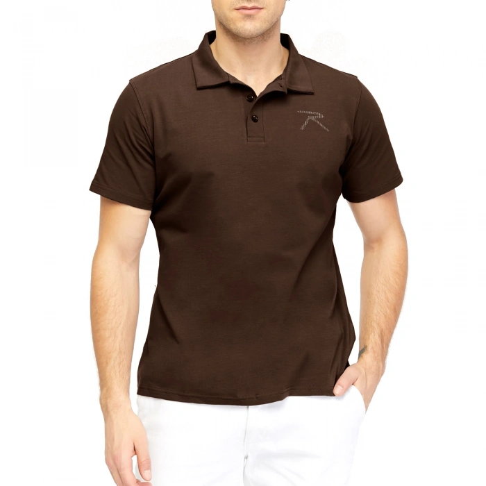 Polo T-Shirt OSTENDO KAHVE