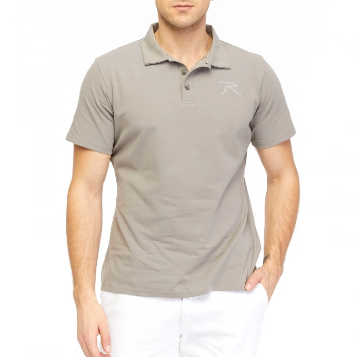 Polo T-Shirt OSTENDO KAHVERENGİ