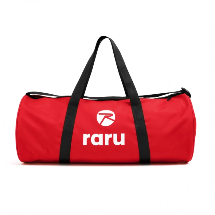 Raru Silindir Top Çantası KIRMIZI