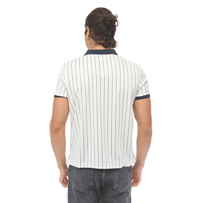 S.P.Q.O.R Polo T-Shirt LIBERTAS BEYAZ