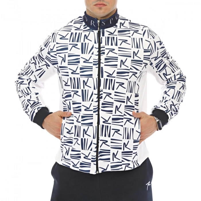 S.P.Q.O.R Full Zipper Top CAREO BLUE