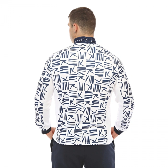 S.P.Q.O.R Full Zipper Top CAREO BLUE