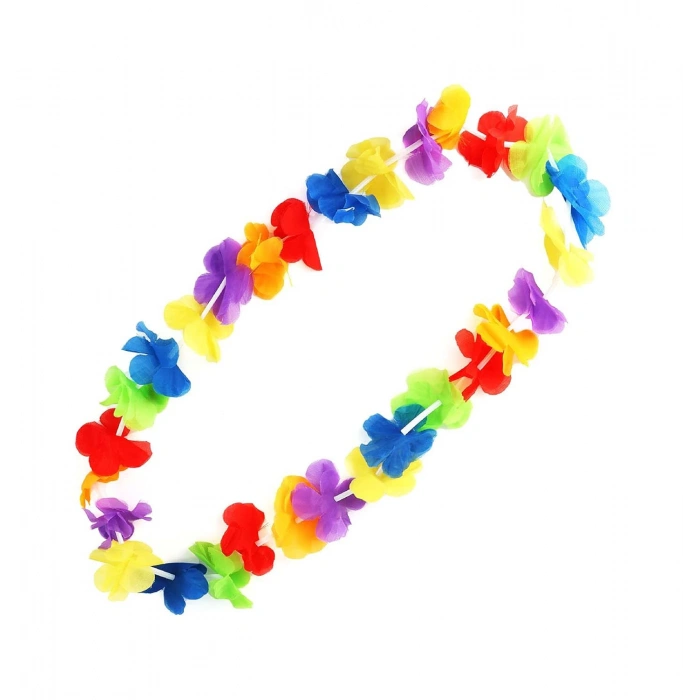 Rengarenk Hawaii Boyun Çelengi Havai Partisi Kolyesi 1 Adet (5365)