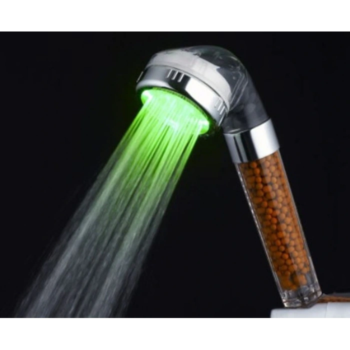 Renk Değiştiren Led Işıklı Tasarruflu Tazyikli Duş Başlığı (5365)