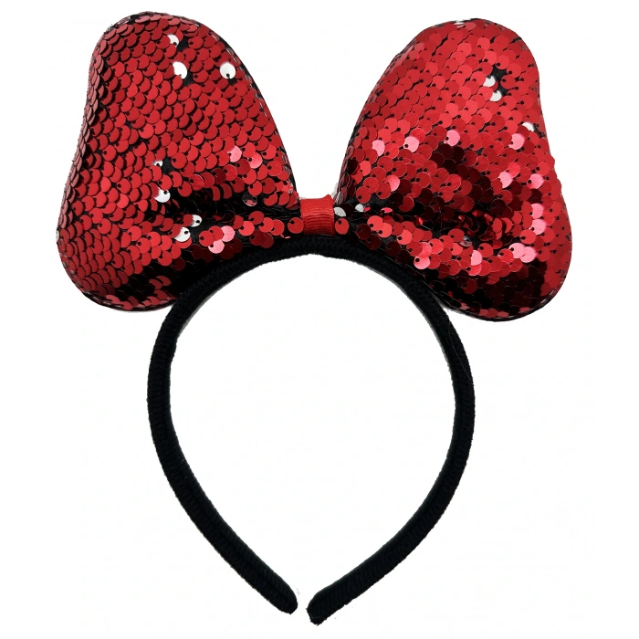 Color Changing Sequined Bow Party Crown