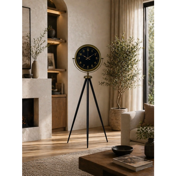 Retro Luxury Tripod Ayaklı Saat