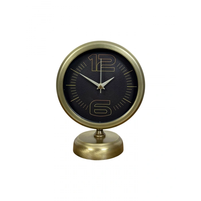 Retro Modern Design 25 x 20 Cm Metal Desk Clock