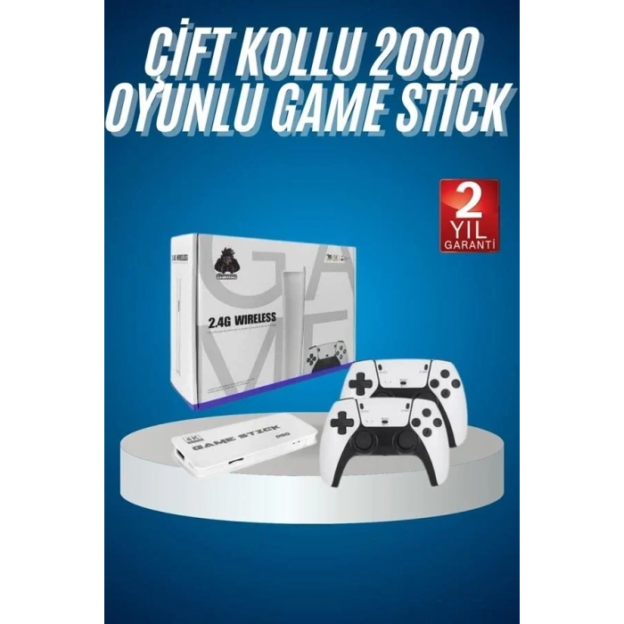 Retro Oyun Konsolu 4k Ultra Hd Çift Konsol
