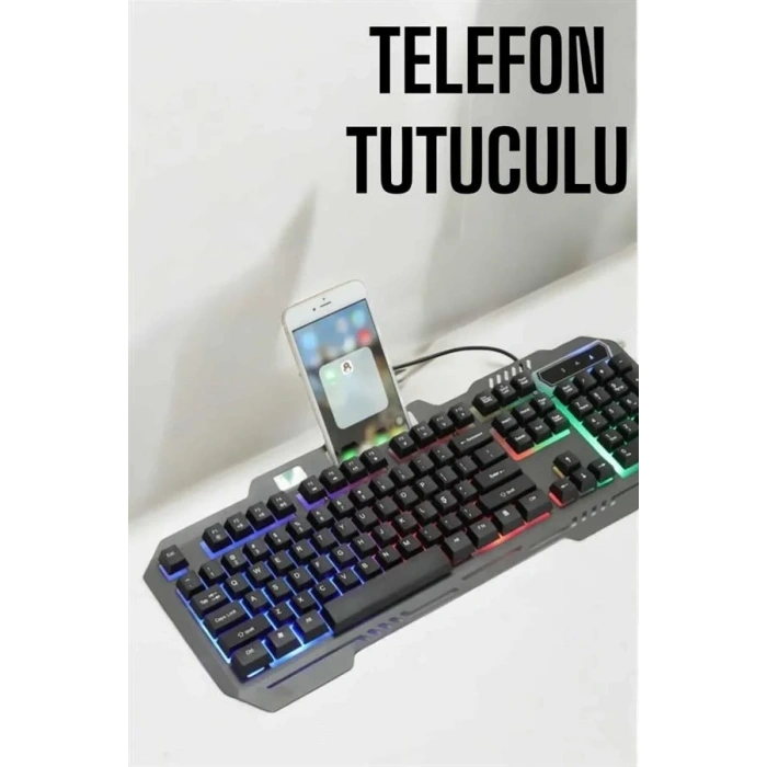 Rgb Q Klavye Ve Mouse Seti 1 Adet