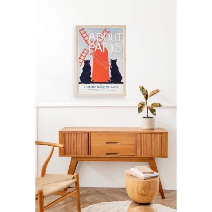 Richard Harding Davis Ahşap Çerçeveli Tablo 50 x 70