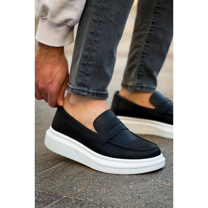 Robert - RS615 Siyah Erkek Loafer Ayakkabı SIYAH