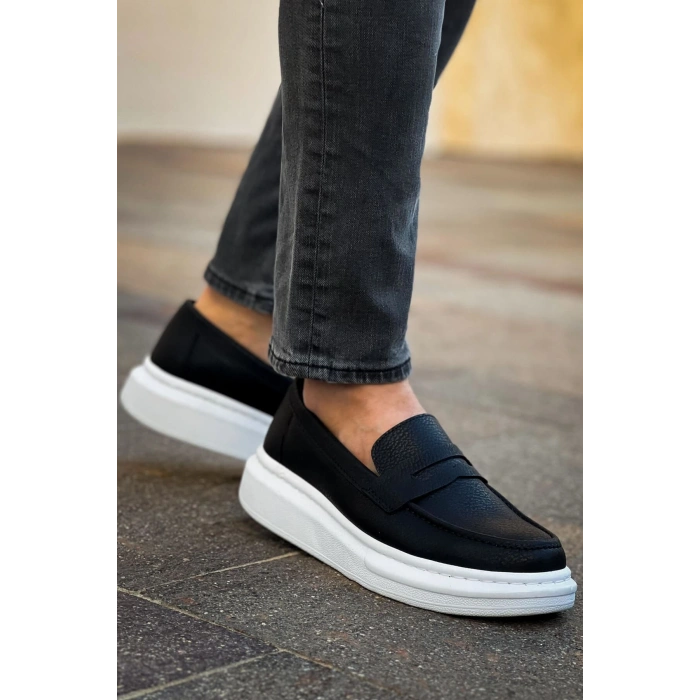Robert - RS615 Siyah Erkek Loafer Ayakkabı SIYAH