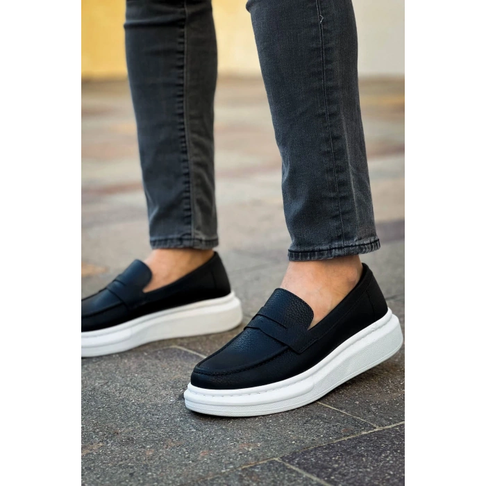Robert - RS615 Siyah Erkek Loafer Ayakkabı SIYAH