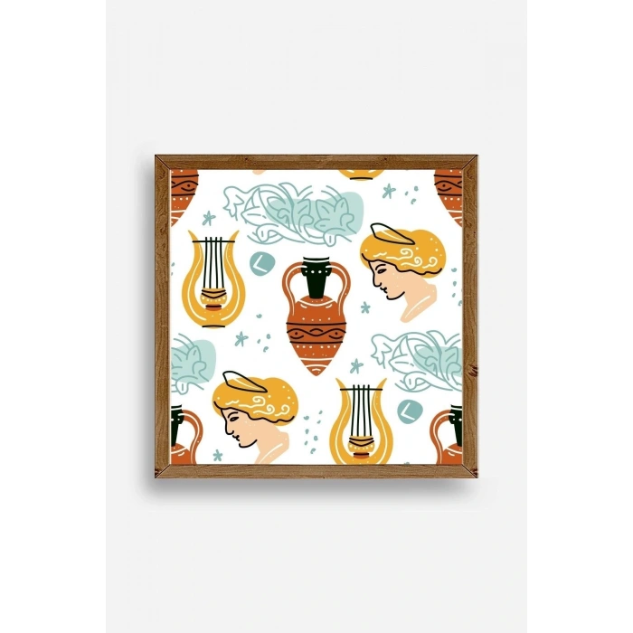 Roma Ahşap Çerçeveli Tablo 23 x 23