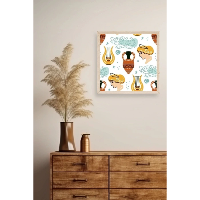 Roma Ahşap Çerçeveli Tablo 23 x 23