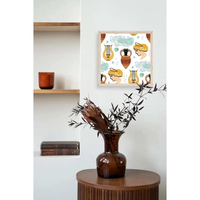 Roma Ahşap Çerçeveli Tablo 23 x 23