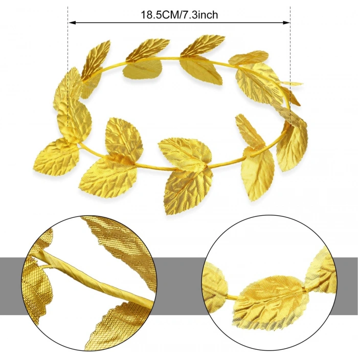 Rome Byzantine Gold Leaf Caesar Crown (5365)