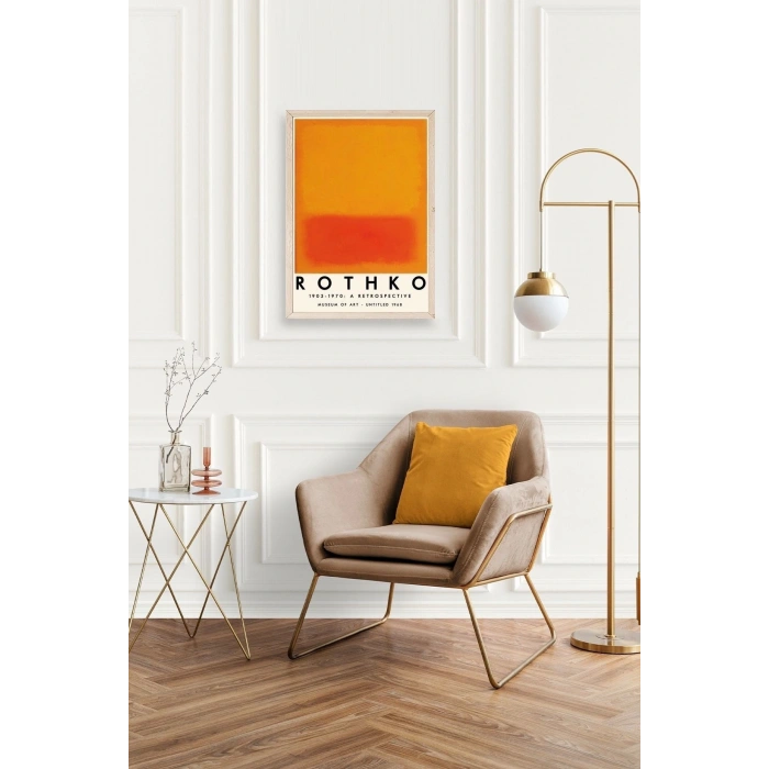 Rothko Ahşap Çerçeveli Tablo 17 x 23