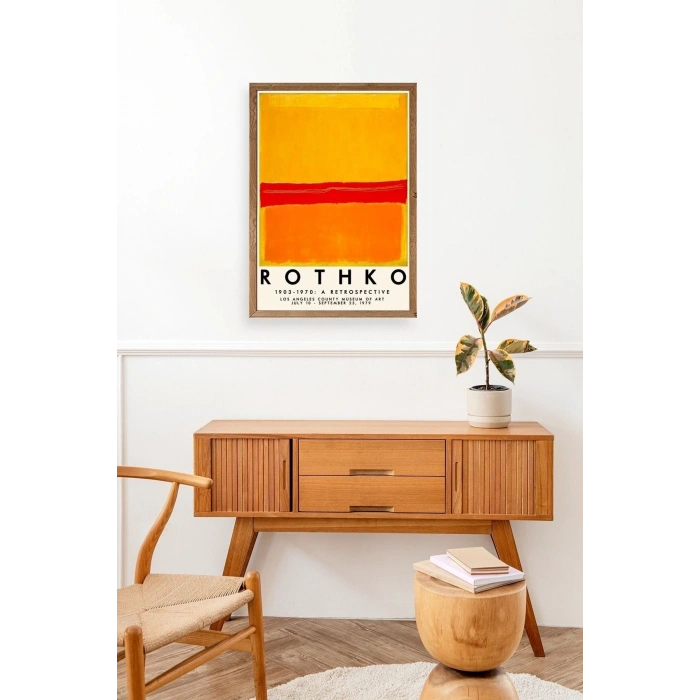 Rothko Ahşap Çerçeveli Tablo 17 x 23