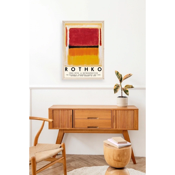 Rothko Ahşap Çerçeveli Tablo 17 x 23