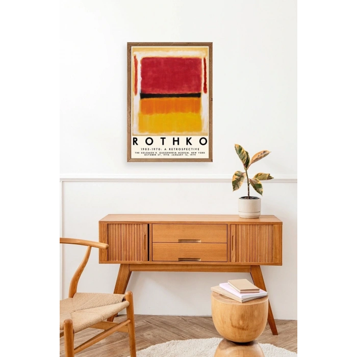 Rothko Ahşap Çerçeveli Tablo 30 x 42