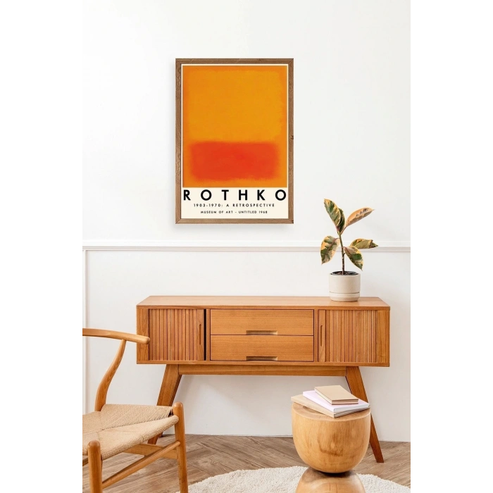 Rothko Ahşap Çerçeveli Tablo 30 x 42