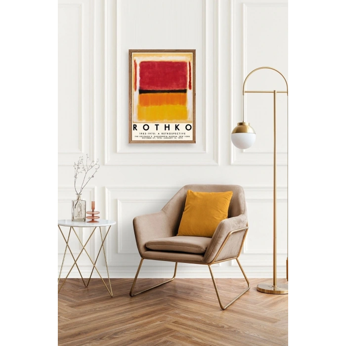 Rothko Ahşap Çerçeveli Tablo 50 x 70