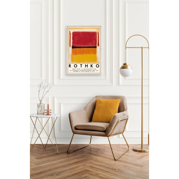 Rothko Ahşap Çerçeveli Tablo 50 x 70