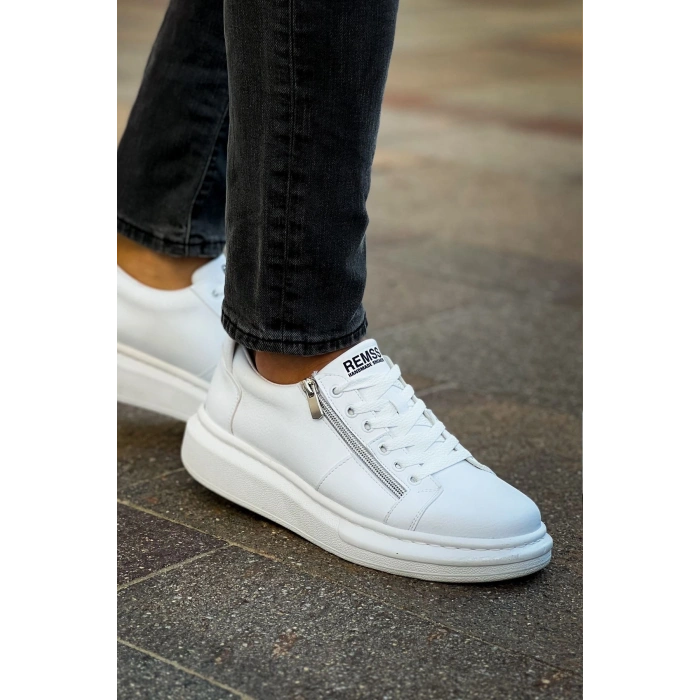 RS601 - Lüx Süet Erkek Ayakkabı BEYAZ