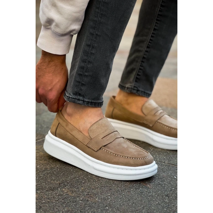 RS615 - Lüx Süet Erkek Ayakkabı VIZON