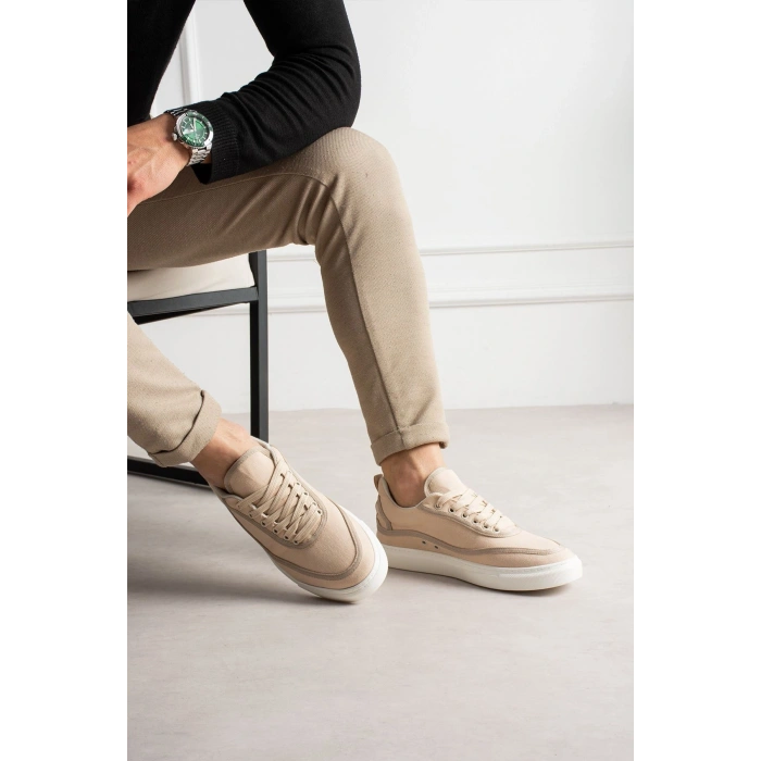 RS625 - Keten Erkek Spor Ayakkabı BEJ/BEJ