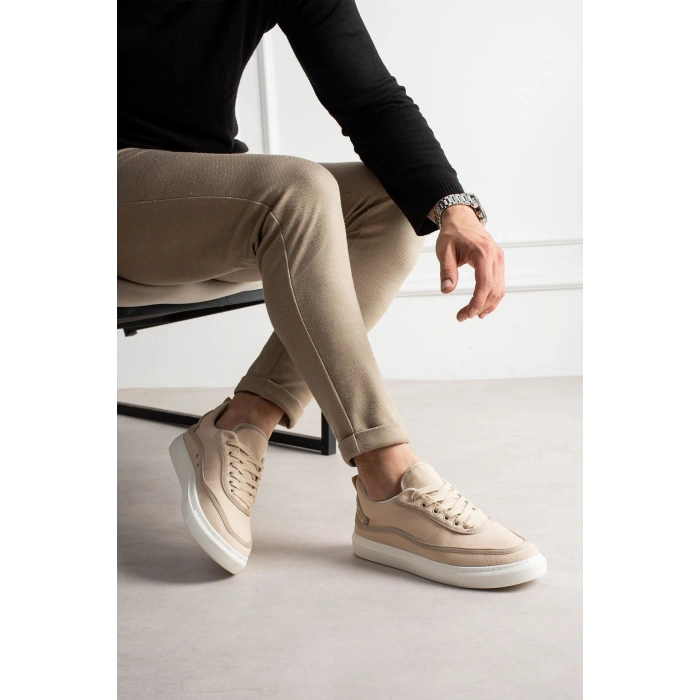 RS625 - Keten Erkek Spor Ayakkabı BEJ/BEJ