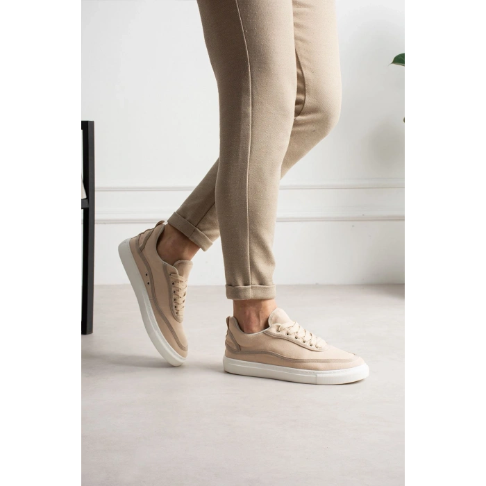 RS625 - Keten Erkek Spor Ayakkabı BEJ/BEJ