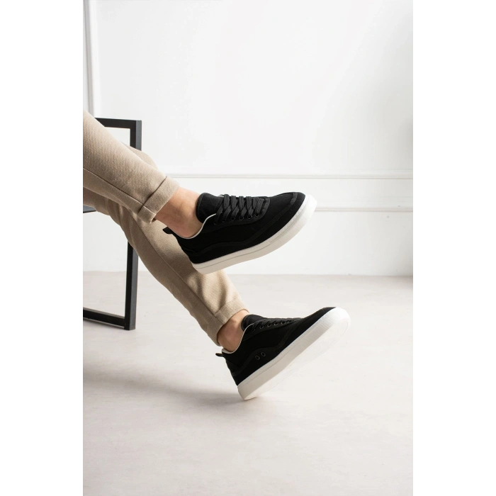 RS625 - Keten Erkek Spor Ayakkabı SIYAH/SIYAH