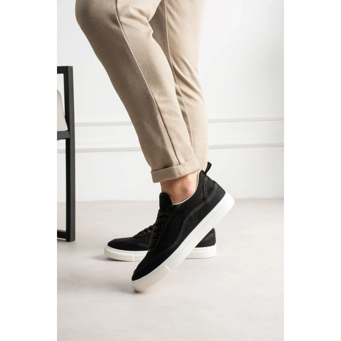 RS625 - Keten Erkek Spor Ayakkabı SIYAH/SIYAH