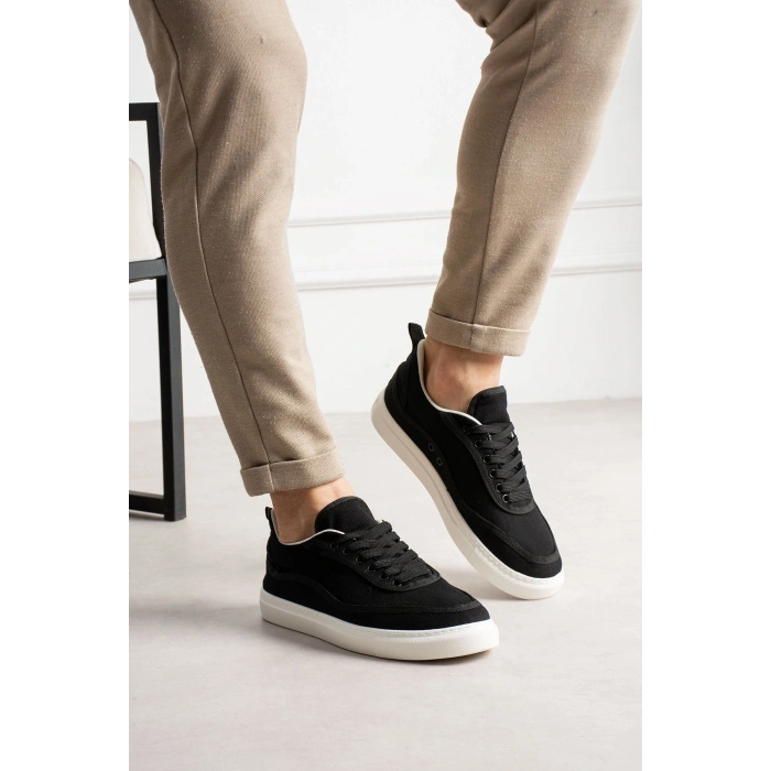 RS625 - Keten Erkek Spor Ayakkabı SIYAH/SIYAH