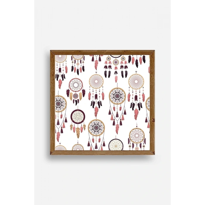 Rüya Kapanı Ahşap Çerçeveli Tablo 50 x 50