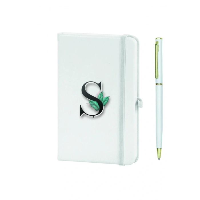 Ş Harfi Çiçek Baskılı Defter