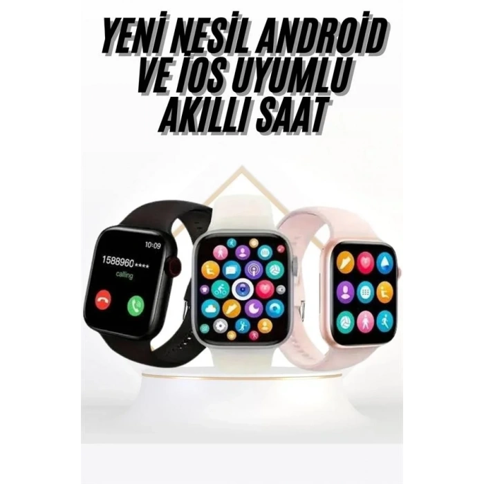 Saat 44 Mm Amoled Ekran İle Sağlık Takibi (akıllı Model)