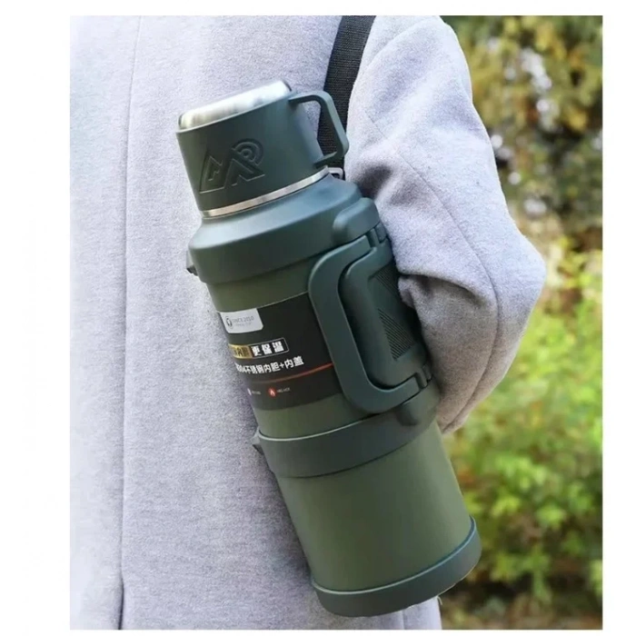 Safe Paslanmaz Çelik 3.2 Litre Termos 48 Saat Sıcak Soğuk Tutma (5365)