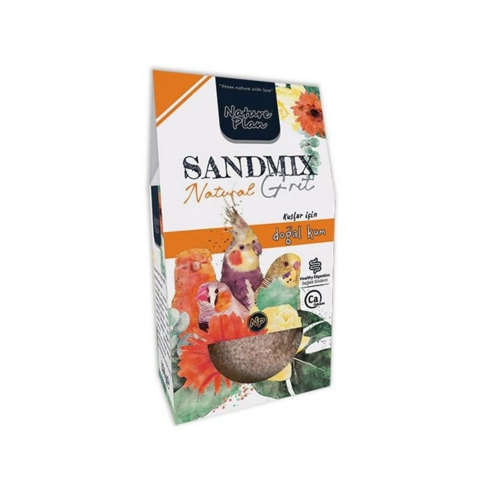 Sandmix Grit Natural Kuş Kumu 250 Gr