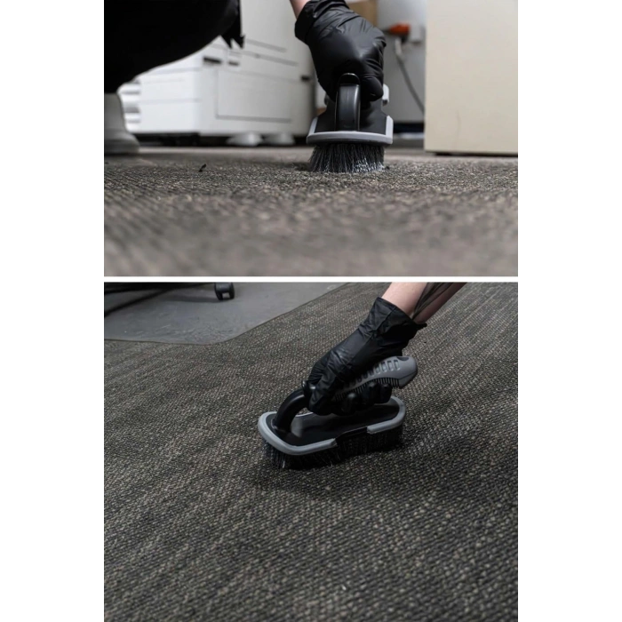 Saplı Halı, Koltuk ve Araç Temizlik Fırçası – Çok Amaçlı İç & Dış Oto, Ev ve Ofis Kullanımı İçin Ergonomik Temizlik Aparatı