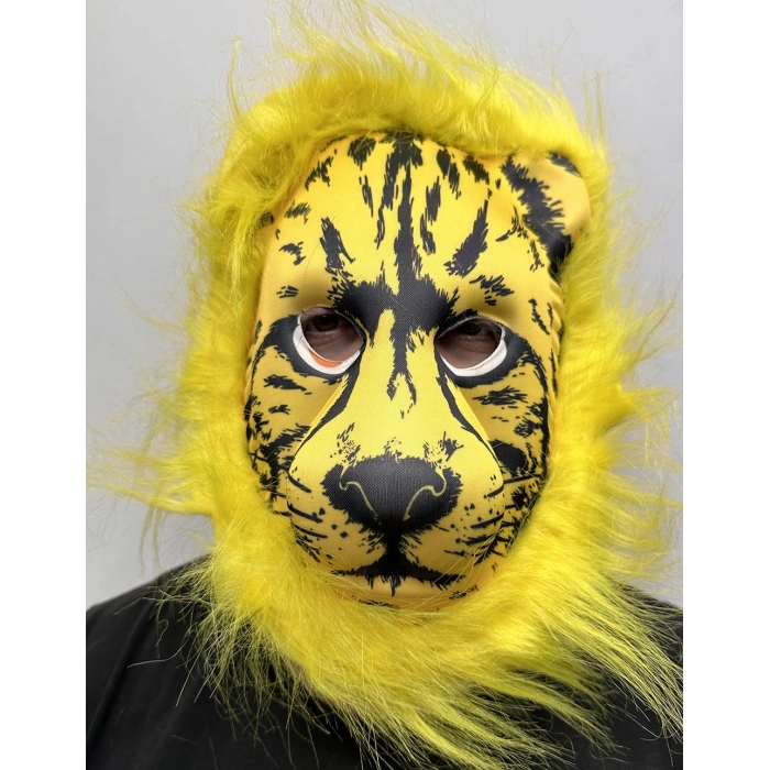 Yellow Mane Yellow Hair Lion Mask Mega Plush 2 No (5365)