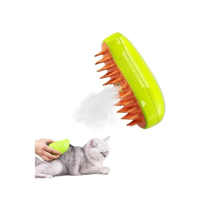 Şarj Edilebilir Buharlı Kedi ve Köpek Tarağı