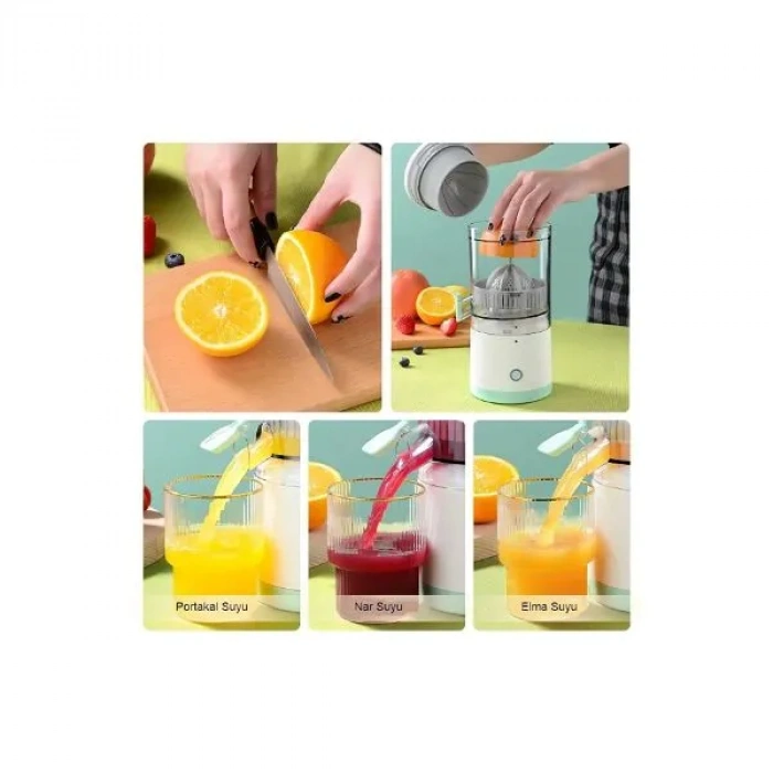 Rechargeable Electric Mini Fruit Juicer