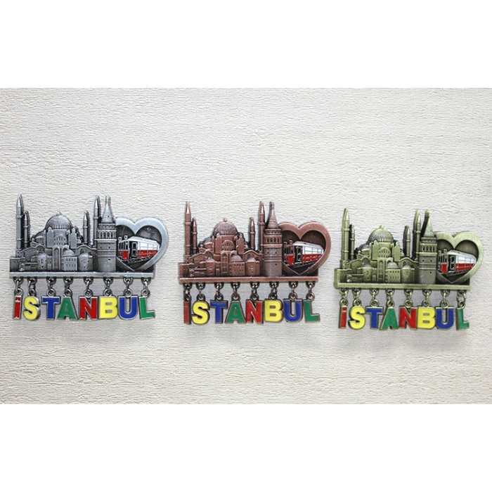 Sarkaçlı İstanbul Temalı Magnet - Model 2
