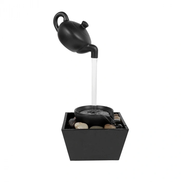 ŞELALE DEMLİK DEKORATİF SÜS HAVUZU ELEKTİRİKLİ - LEDLİ (5365)